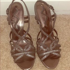 Silver/ Grey “Nina” Heels